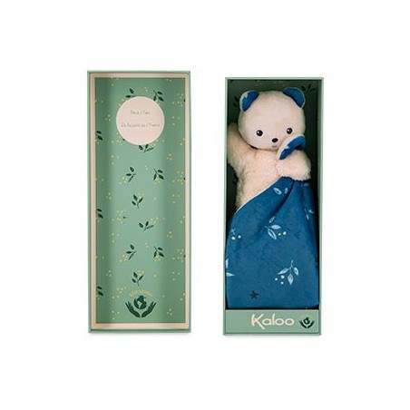 Ντουντού Υφασμάτινο Kaloo Carre Douceur Αρκουδάκι Night Owl KA972004
