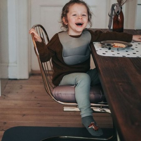 Σαλιάρα Σιλικόνης Noui Noui Warm Grey NN12118