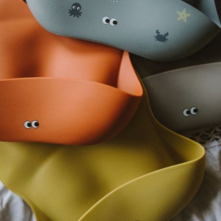 Σαλιάρα Σιλικόνης Noui Noui Dusty Lemon NN12113