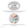 Παιχνίδι Δραστηριοτήτων Για το Αυτοκίνητο Taf Toys Urban Garden In Car Activity Center T-13105