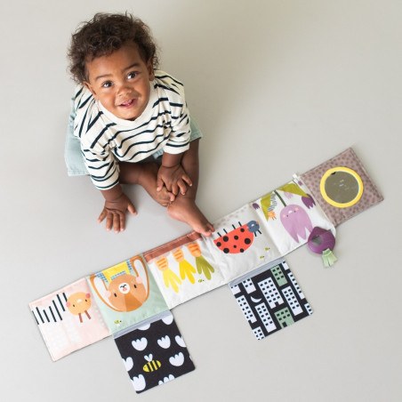 Μαλακό Βιβλίο Δραστηριοτήτων Taf Toys Urban Urban Garden Pram Book T-13065