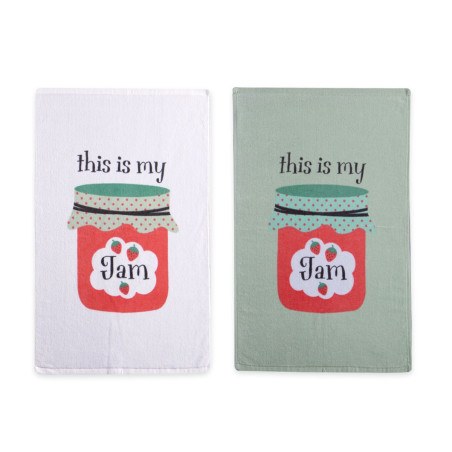 Ποτηρόπανο Nef-Nef My Jam White 40x60