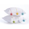 Βρεφικό Μαξιλάρι Διακόσμησης Nef-Nef Life Line Aqua/Lime 35x35