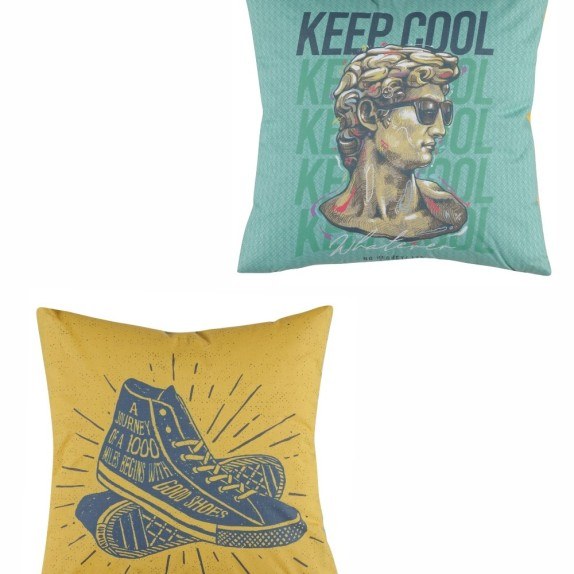 Μαξιλαροθήκη Διακόσμησης Kentia Sneaker 45x45