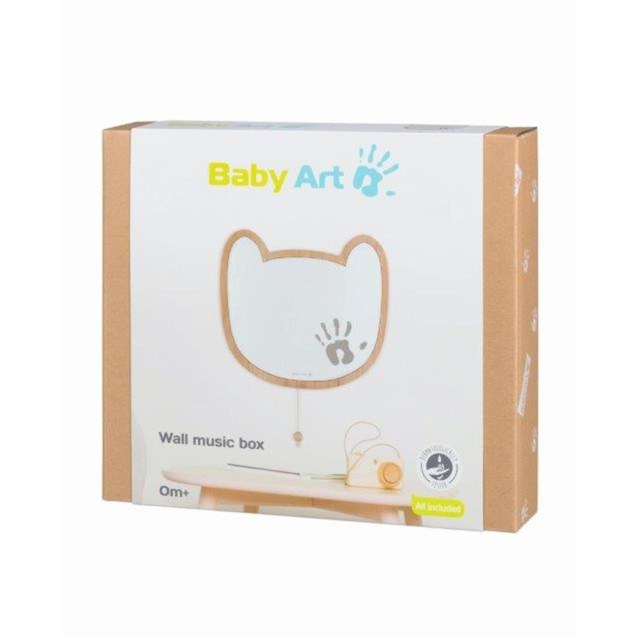Μουσικό Κουτί Τοίχου Αποτύπωμα Baby Art Wooden...