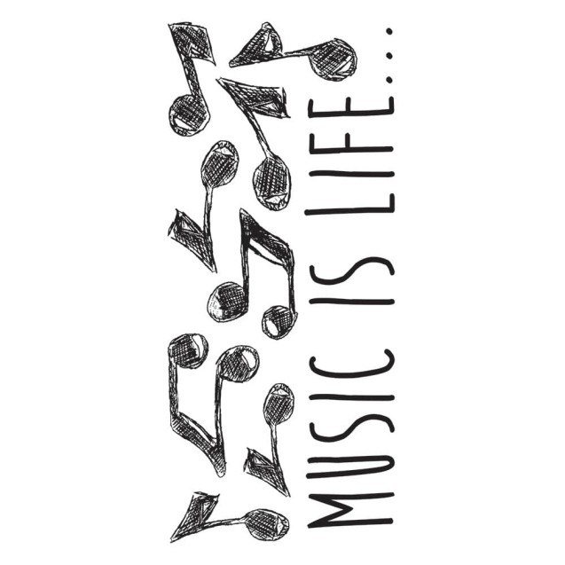 Αυτοκόλλητα Τοίχου Ango Music S 59160