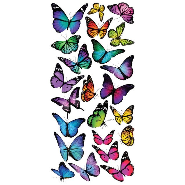 Αυτοκόλλητα Τοίχου Ango Colourful Butterflies...