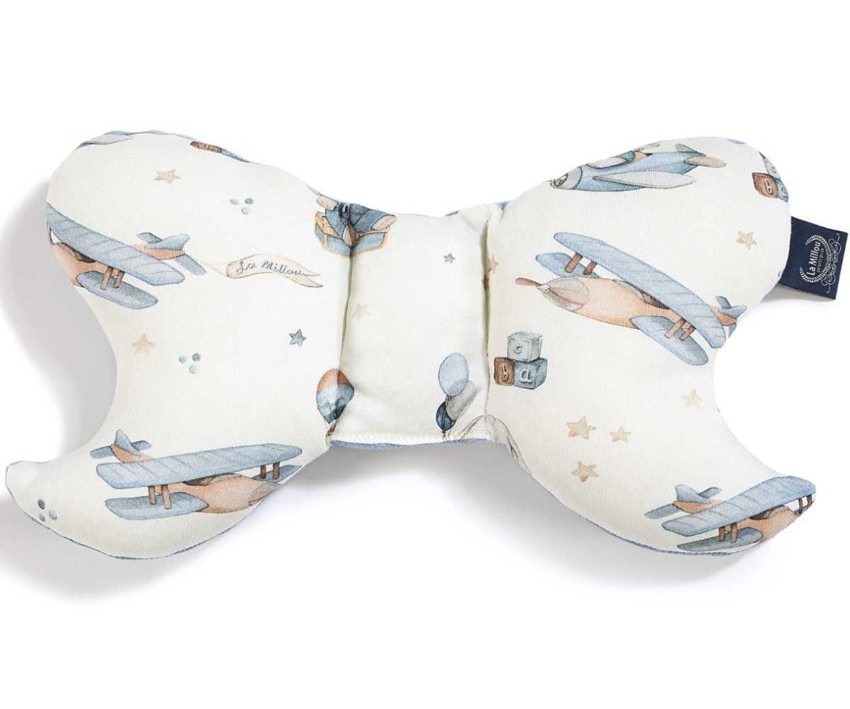 Βρεφικό Μαξιλάρι La Millou Organic Jersey Angel's Wings Simbo Wind Blue
