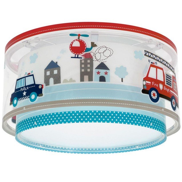Παιδικό Φωτιστικό Οροφής Πλαφονιέρα Ango Police...