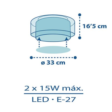 Παιδικό Φωτιστικό Οροφής Πλαφονιέρα Ango Police 60616
