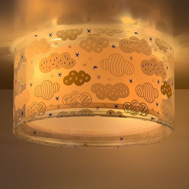 Παιδικό Φωτιστικό Οροφής Πλαφονιέρα Ango Clouds...