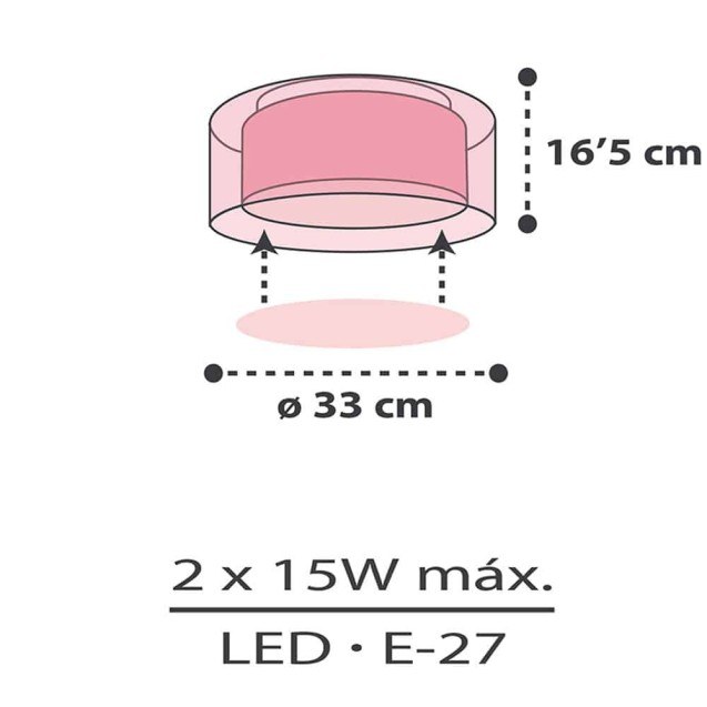 Παιδικό Φωτιστικό Οροφής Πλαφονιέρα Ango Clouds...