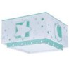Παιδικό Φωτιστικό Οροφής Πλαφονιέρα Ango Moonlight Green 63236H