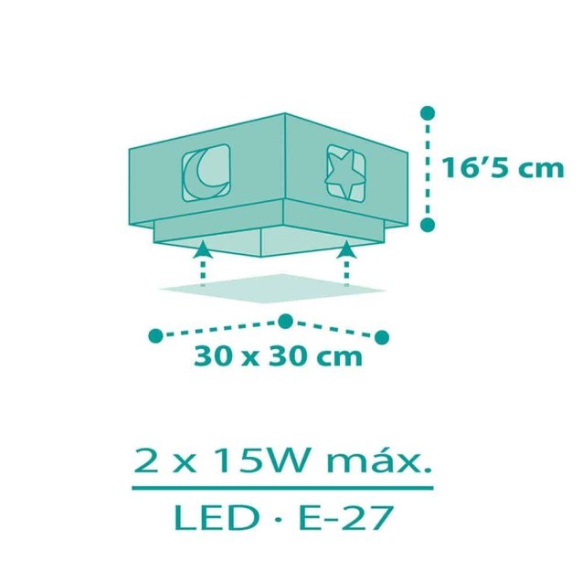 Παιδικό Φωτιστικό Οροφής Πλαφονιέρα Ango...