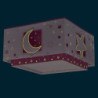 Παιδικό Φωτιστικό Οροφής Πλαφονιέρα Ango Moonlight Pink 63236S