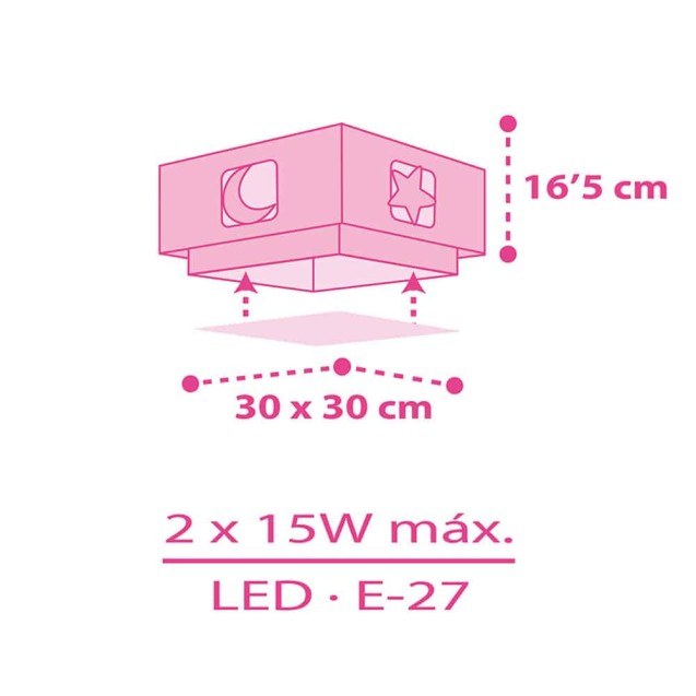 Παιδικό Φωτιστικό Οροφής Πλαφονιέρα Ango...