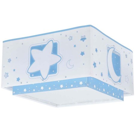 Παιδικό Φωτιστικό Οροφής Πλαφονιέρα Ango Moonlight Blue 63236T