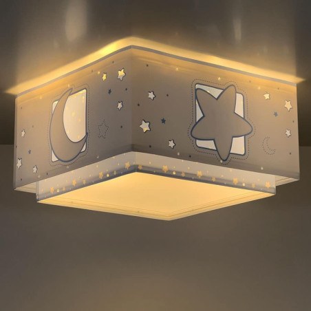 Παιδικό Φωτιστικό Οροφής Πλαφονιέρα Ango Moonlight Blue 63236T