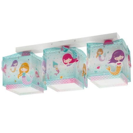 Παιδικό Φωτιστικό Οροφής Τρίφωτο Ango Mermaids 63443