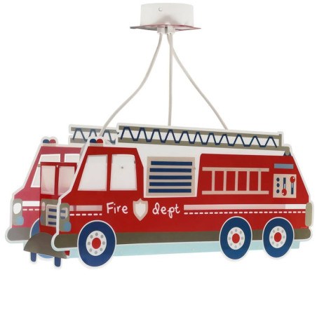 Παιδικό Φωτιστικό Οροφής Τρίφωτο Ango Firetruck 60610