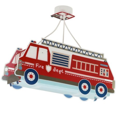 Παιδικό Φωτιστικό Οροφής Τρίφωτο Ango Firetruck 60610