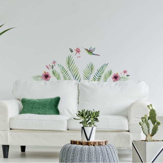 Αυτοκόλλητα Τοίχου Ango Tropical Hummingbird 44210