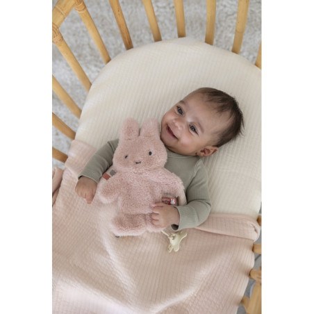 Πανάκι Παρηγοριάς με Κλιπ Πιπίλας Miffy Fluffy Ροζ