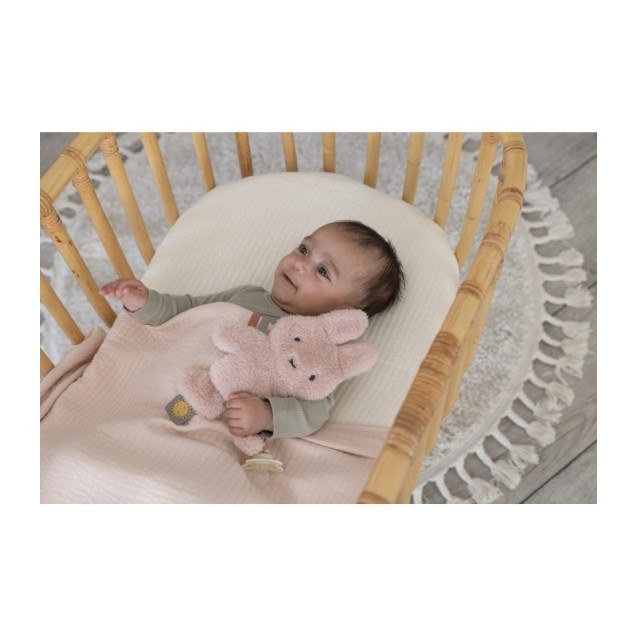 Πανάκι Παρηγοριάς με Κλιπ Πιπίλας Miffy Fluffy Ροζ