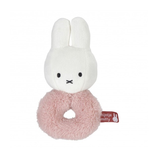 Υφασμάτινη Κουδουνίστρα Miffy Fluffy Ροζ