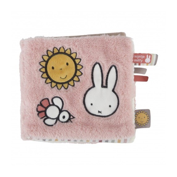 Υφασμάτινο Βιβλίο Miffy Fluffy Το Πρώτο μου Βιβλίο Ροζ