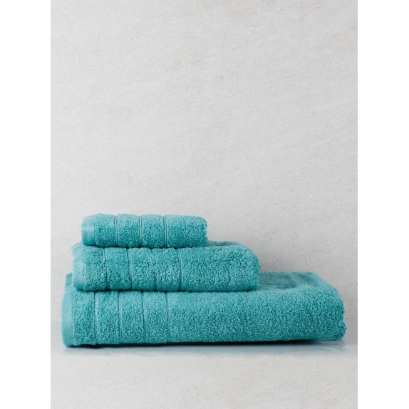 Σετ Πετσέτες 3 Τεμαχίων Anesis Cotton Pennie Πετρόλ