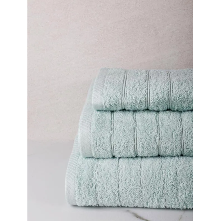Σετ Πετσέτες 3 Τεμαχίων Anesis Cotton Pennie Light Aqua