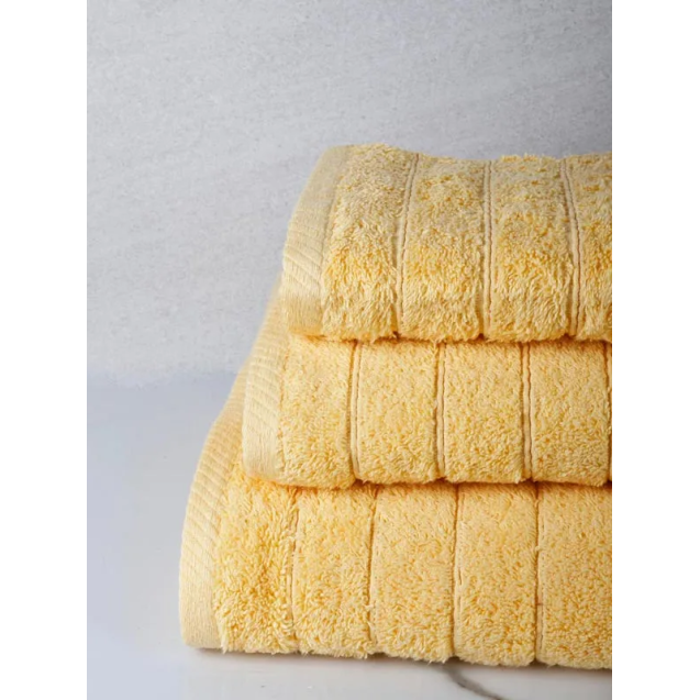 Πετσέτα Χεριών Anesis Cotton Pennie Κίτρινο 30x50