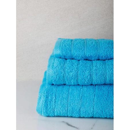 Πετσέτα Προσώπου Anesis Cotton Pennie Τυρκουάζ 50x100