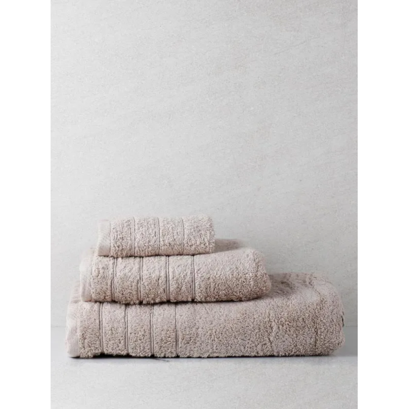 Πετσέτα Προσώπου Anesis Cotton Pennie Μπεζ 50x100