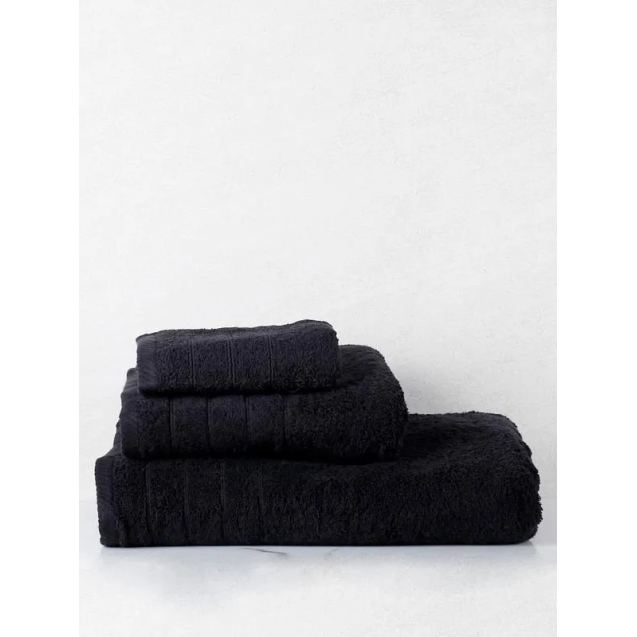 Πετσέτα Προσώπου Anesis Cotton Pennie Μαύρο 50x100
