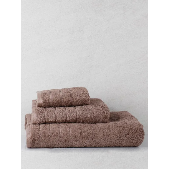 Πετσέτα Προσώπου Anesis Cotton Pennie Mocca 50x100