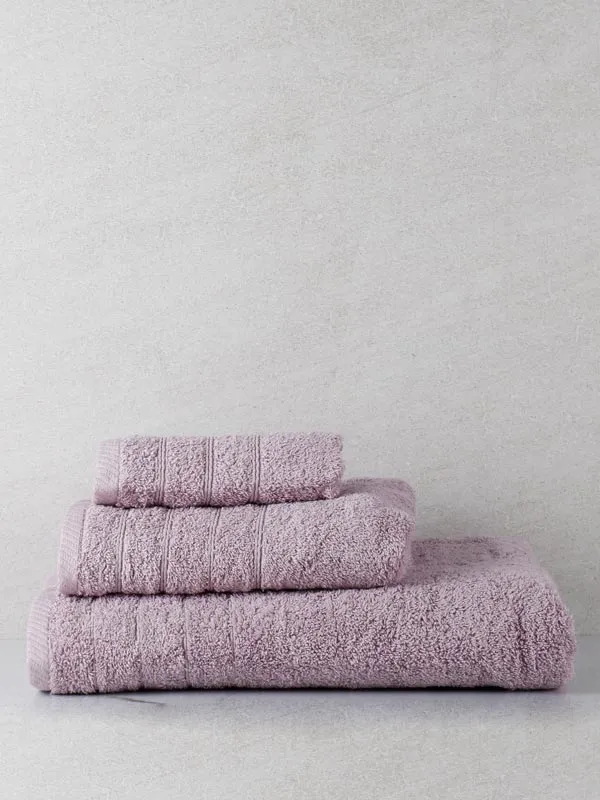 Πετσέτα Προσώπου Anesis Cotton Pennie Dusty Μωβ 50x100