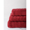 Πετσέτα Προσώπου Anesis Cotton Pennie Μπορντό 50x100