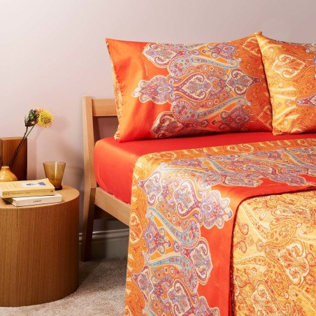 Σετ Σεντόνια King Size Bassetti Granfoulard Ragusa Gold 250x280