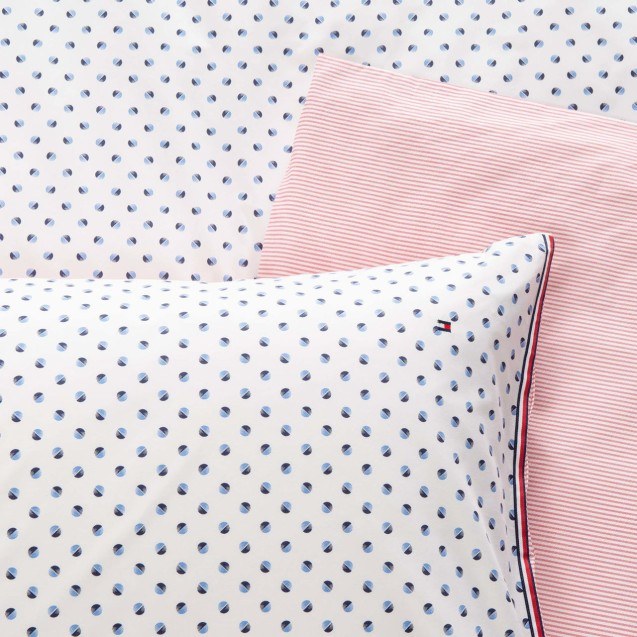 Μαξιλαροθήκη Oxford Tommy Hilfiger Marina Dots...