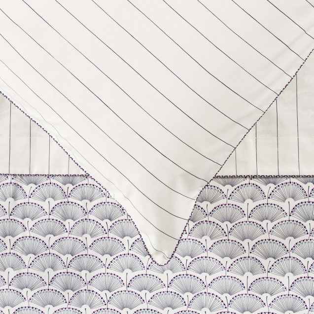 Σεντόνι Υπέρδιπλο Descamp Ombelle Ivory 240x300