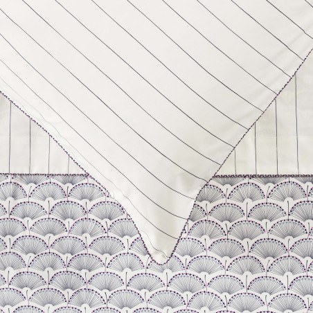 Σεντόνι Υπέρδιπλο Descamp Ombelle Ivory 240x300