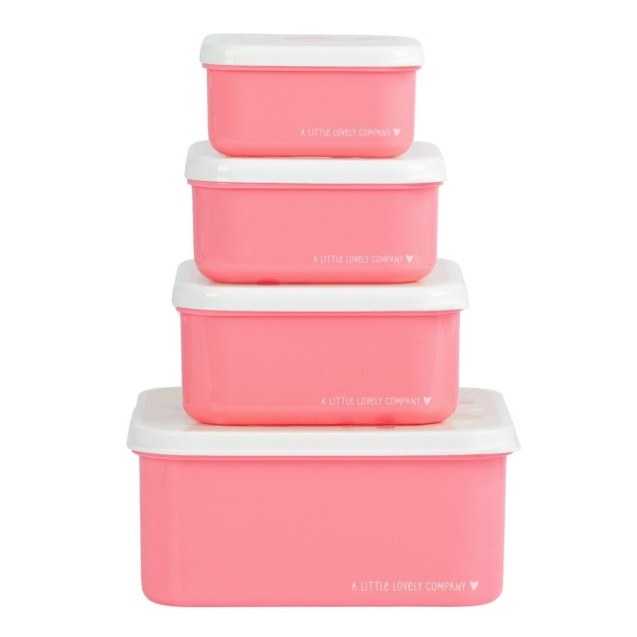 Σετ Δοχεία Φαγητού 4 Τεμαχίων A Little Lovely...