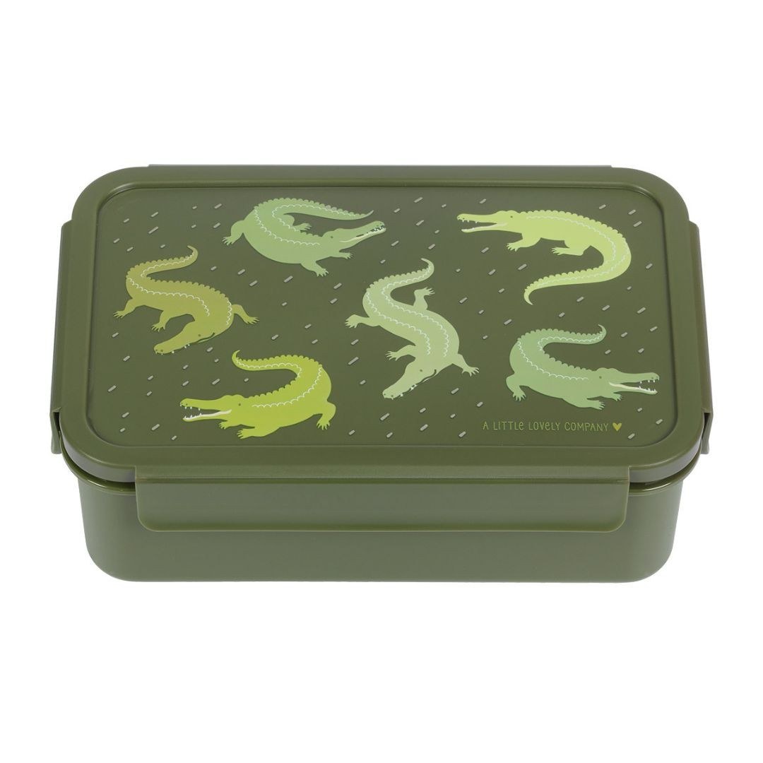 Δοχείο Φαγητού A Little Lovely Company Bento Crocodiles SBCRGR54