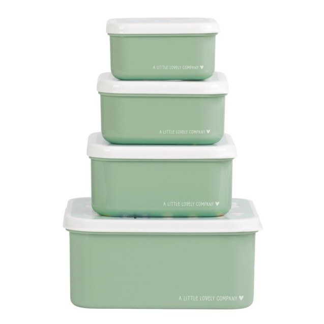 Σετ Δοχεία Φαγητού 4 Τεμαχίων A Little Lovely...