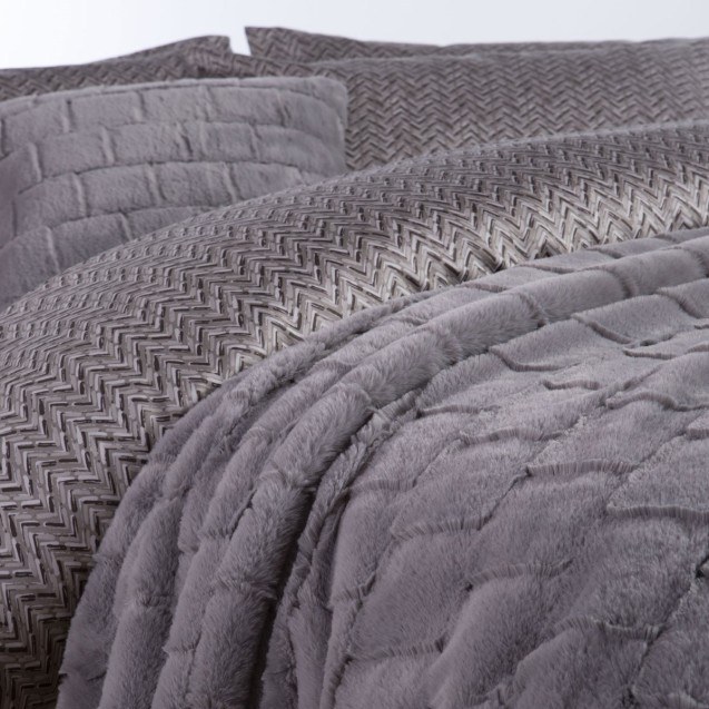 Ριχτάρι Πολυθρόνας Γούνινο Nef-Nef Barlow Grey...