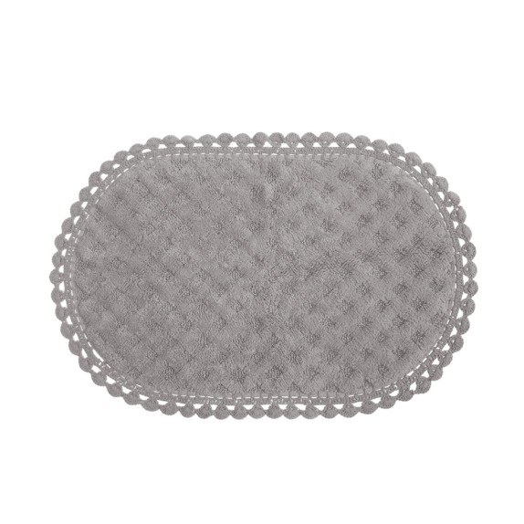 Ταπέτο Μπάνιου Nef-Nef Touch Grey 55x85