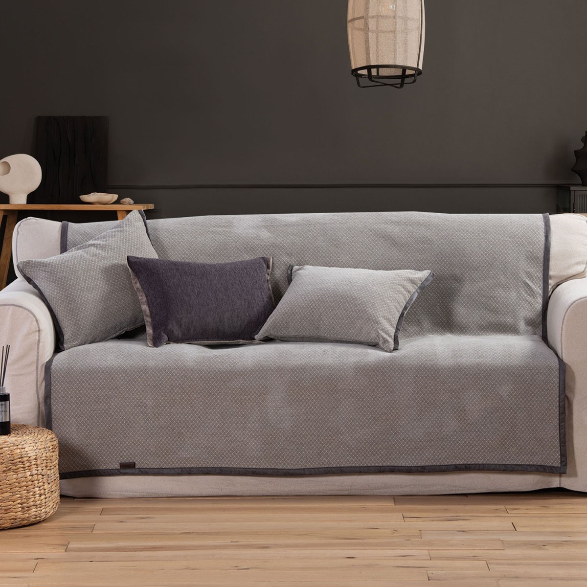 Ριχτάρι Πολυθρόνας Nef-Nef Brand Grey 170x180