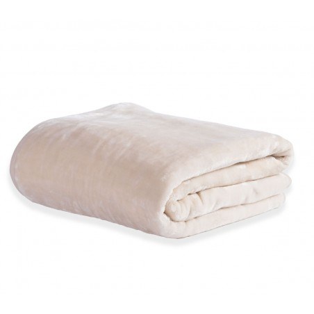 Κουβέρτα Βελουτέ Υπέρδιπλη Nef-Nef Loft 1208-Ecru 220x240